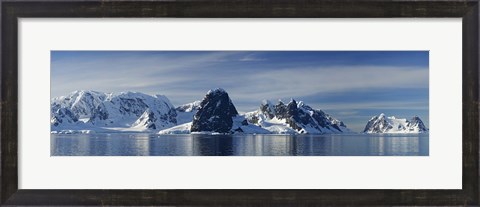 Framed Glacier along straits, Lamaire Channel, Antarctic Peninsula, Antarctica Print