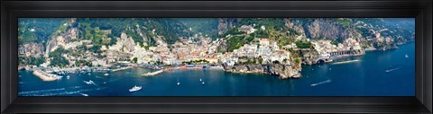 Framed Amalfi Coast, Salerno, Campania, Italy Print