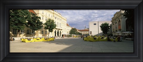 Framed Buildings in a city, Museumsquartier, Vienna, Austria Print