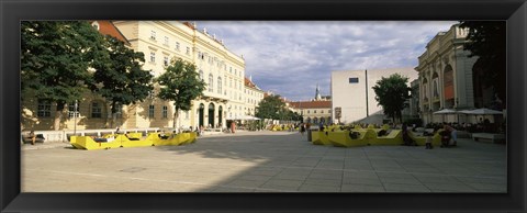 Framed Buildings in a city, Museumsquartier, Vienna, Austria Print