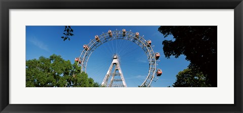 Framed Prater Park Ferris wheel, Vienna, Austria Print