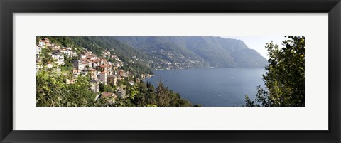 Framed View of Lake Como Print