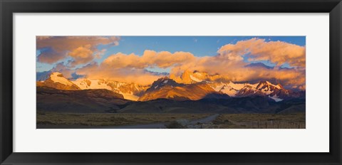 Framed Golden Clouds Over Monte Fitz Roy, Argentina Print