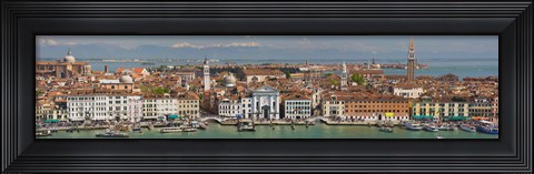Framed High angle view of a city at the waterfront, Venice, Veneto, Italy Print