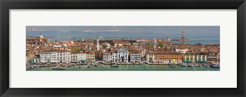 Framed High angle view of a city at the waterfront, Venice, Veneto, Italy Print