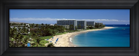 Framed Kaanapali Beach, Maui, Hawaii Print