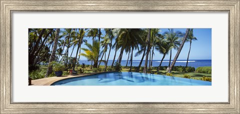 Framed Palm Trees in Maui, Hawaii (horizontal) Print