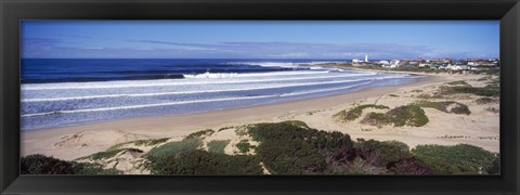 Framed Surf in the sea, Cape St. Francis, Eastern Cape, South Africa Print
