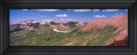 Framed Mountain range, Crested Butte, Gunnison County, Colorado Print