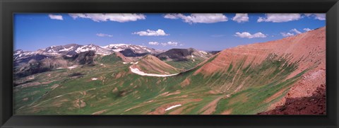 Framed Mountain range, Crested Butte, Gunnison County, Colorado Print