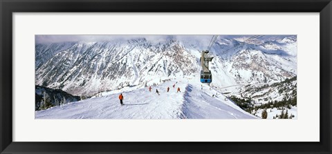 Framed Snowbird Ski Resort, Utah Print