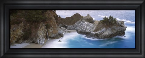 Framed Rocks on the beach, Julia Pfeiffer Burns State Park, Big Sur, California Print