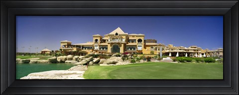 Framed Facade of a golf course, The Cascades Golf &amp; Country Club, Soma Bay, Hurghada, Egypt Print