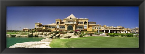 Framed Facade of a golf course, The Cascades Golf &amp; Country Club, Soma Bay, Hurghada, Egypt Print