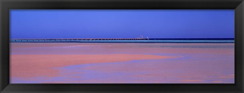 Framed Pier in the sea, Soma Bay, Hurghada, Egypt Print