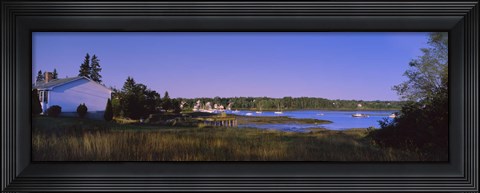 Framed Buildings in a national park, Acadia National Park, Mount Desert Island, Hancock County, Maine, USA Print