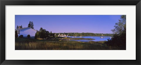 Framed Buildings in a national park, Acadia National Park, Mount Desert Island, Hancock County, Maine, USA Print