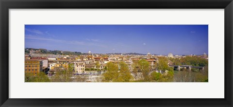 Framed Buildings in a city, Rome, Italy Print