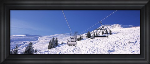 Framed Ski resort, Reith Im Alpbachtal, Tyrol, Austria Print