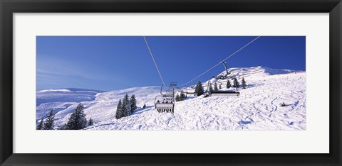 Framed Ski resort, Reith Im Alpbachtal, Tyrol, Austria Print