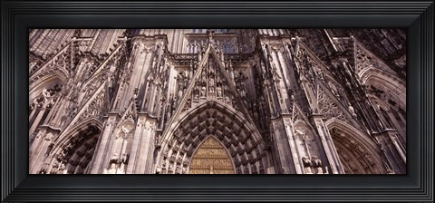 Framed Architectural detail of a cathedral, Cologne Cathedral, Cologne, North Rhine Westphalia, Germany Print