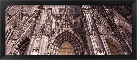 Framed Architectural detail of a cathedral, Cologne Cathedral, Cologne, North Rhine Westphalia, Germany Print