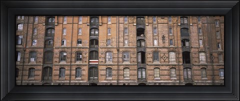 Framed Low angle view of warehouses in a city, Speicherstadt, Hamburg, Germany Print