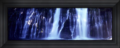 Framed Waterfall in Memorial State Park, California Print