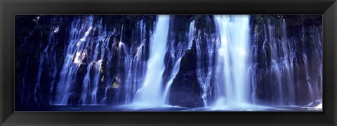 Framed Waterfall in Memorial State Park, California Print