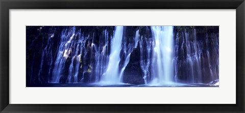 Framed Waterfall in Memorial State Park, California Print