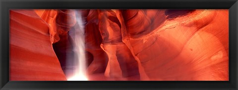 Framed Rock formations in Antelope Canyon, Arizona Print