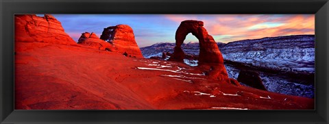 Framed Delicate Arch, Arches National Park, Utah Print