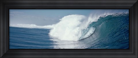 Framed Crashing White Wave Print