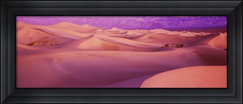 Framed Death Valley National Park, California (Pink) Print
