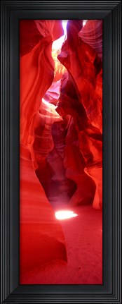Framed Rock formations in Antelope Canyon, Lake Powell Navajo Tribal Park, Arizona Print