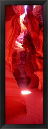 Framed Rock formations in Antelope Canyon, Lake Powell Navajo Tribal Park, Arizona Print