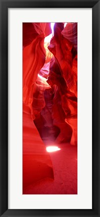 Framed Rock formations in Antelope Canyon, Lake Powell Navajo Tribal Park, Arizona Print