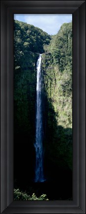 Framed Tall Waterfall Print
