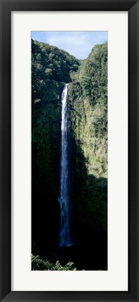 Framed Tall Waterfall Print