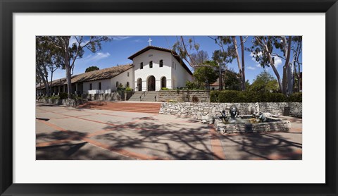 Framed Facade of a church, Mission San Luis Obispo, San Luis Obispo, San Luis Obispo County, California, USA Print
