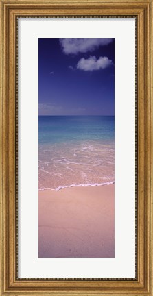 Framed Surf on the beach, Bahamas Print