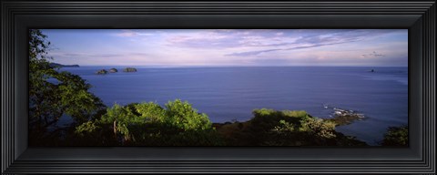 Framed Island in an ocean, Papagayo Peninsula, Costa Rica Print