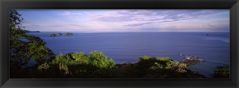 Framed Island in an ocean, Papagayo Peninsula, Costa Rica Print