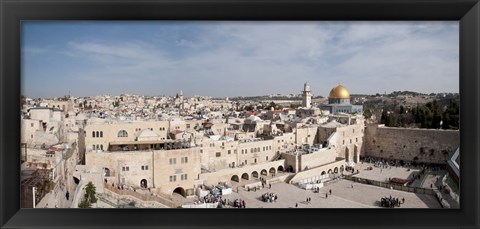 Framed Wailing Wall, Jerusalem, Israel Print