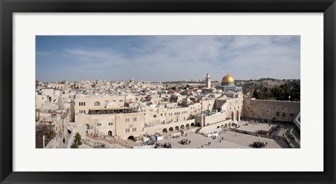 Framed Wailing Wall, Jerusalem, Israel Print