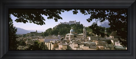 Framed Buildings in a city, Salzburg, Austria Print