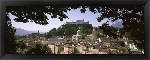 Framed Buildings in a city, Salzburg, Austria Print