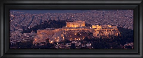 Framed Acropolis of Athens, Athens, Attica, Greece Print