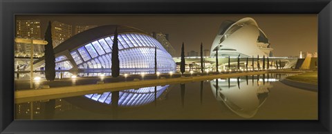 Framed Ciutat De Les Arts I Les Ciencies, Valencia, Spain Print