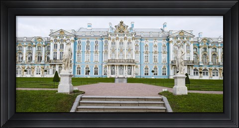 Framed Blue Facade of Catherine Palace, St. Petersburg, Russia Print